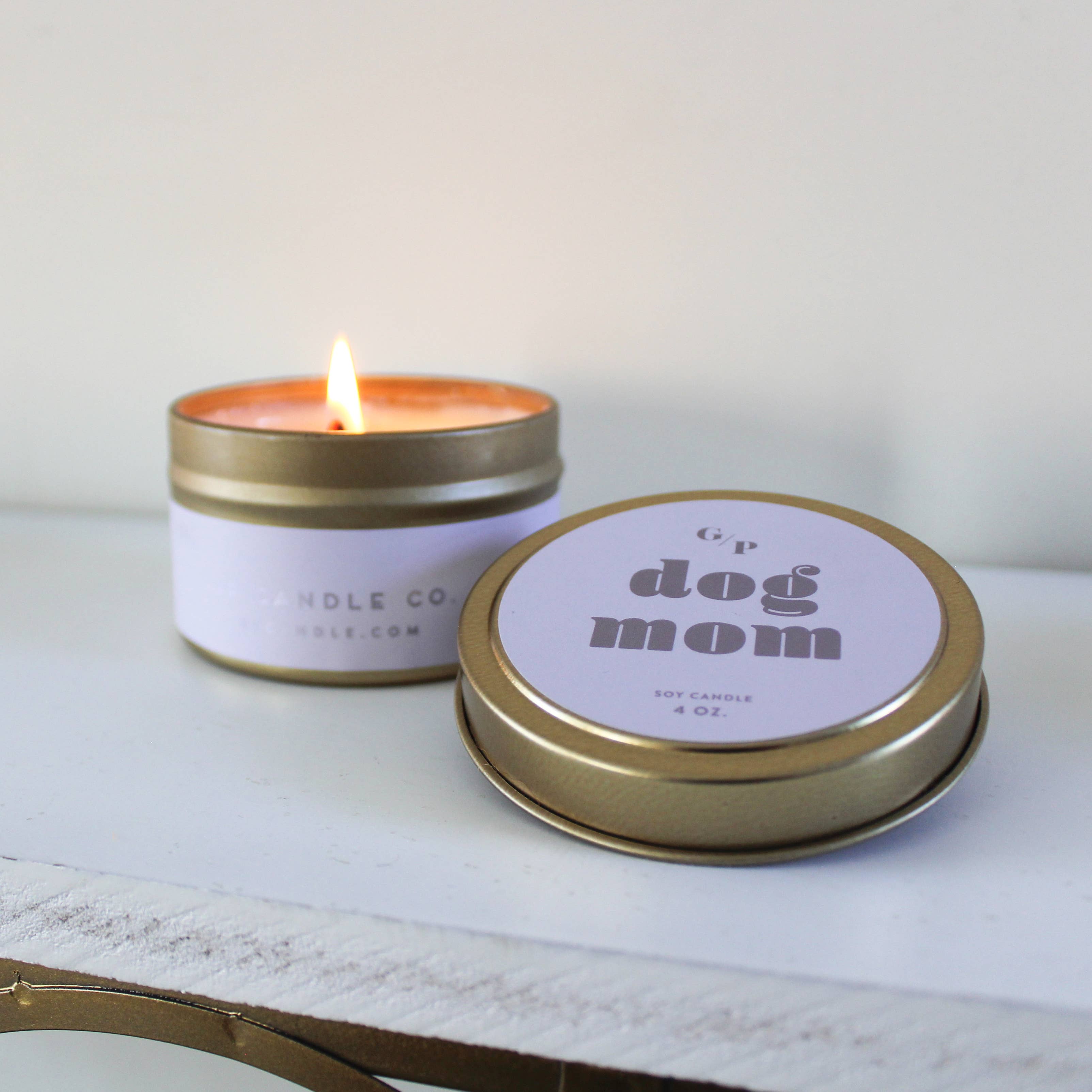 Dog Mom 4 oz. Candle Tin