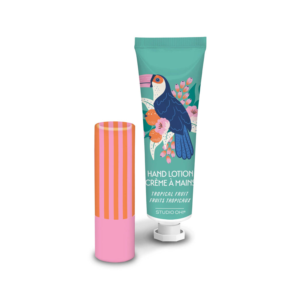 Tropical Paradise Lip Balm & Hand Lotion Set