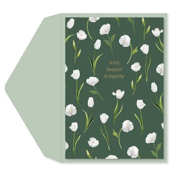 Floral With Deepest Sympathy Card