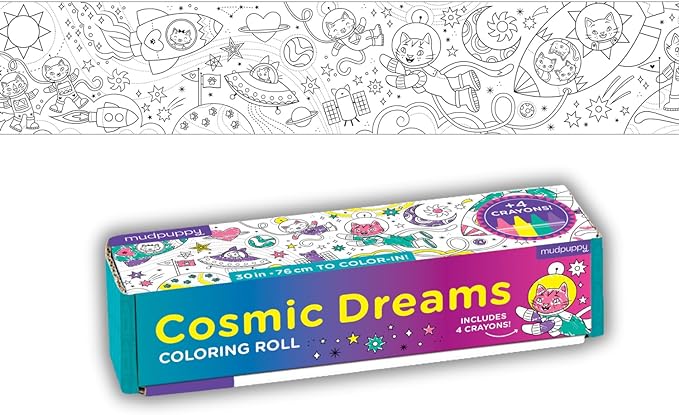 Cosmic Dreams Coloring Roll