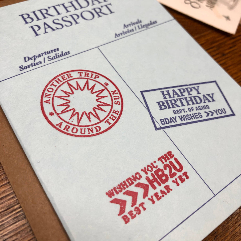 Birthday passport