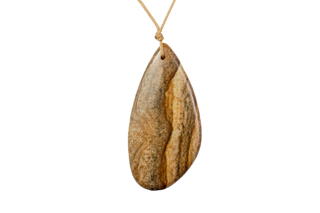 Picture Jasper Touchstone Necklace for Resilience - TCH07