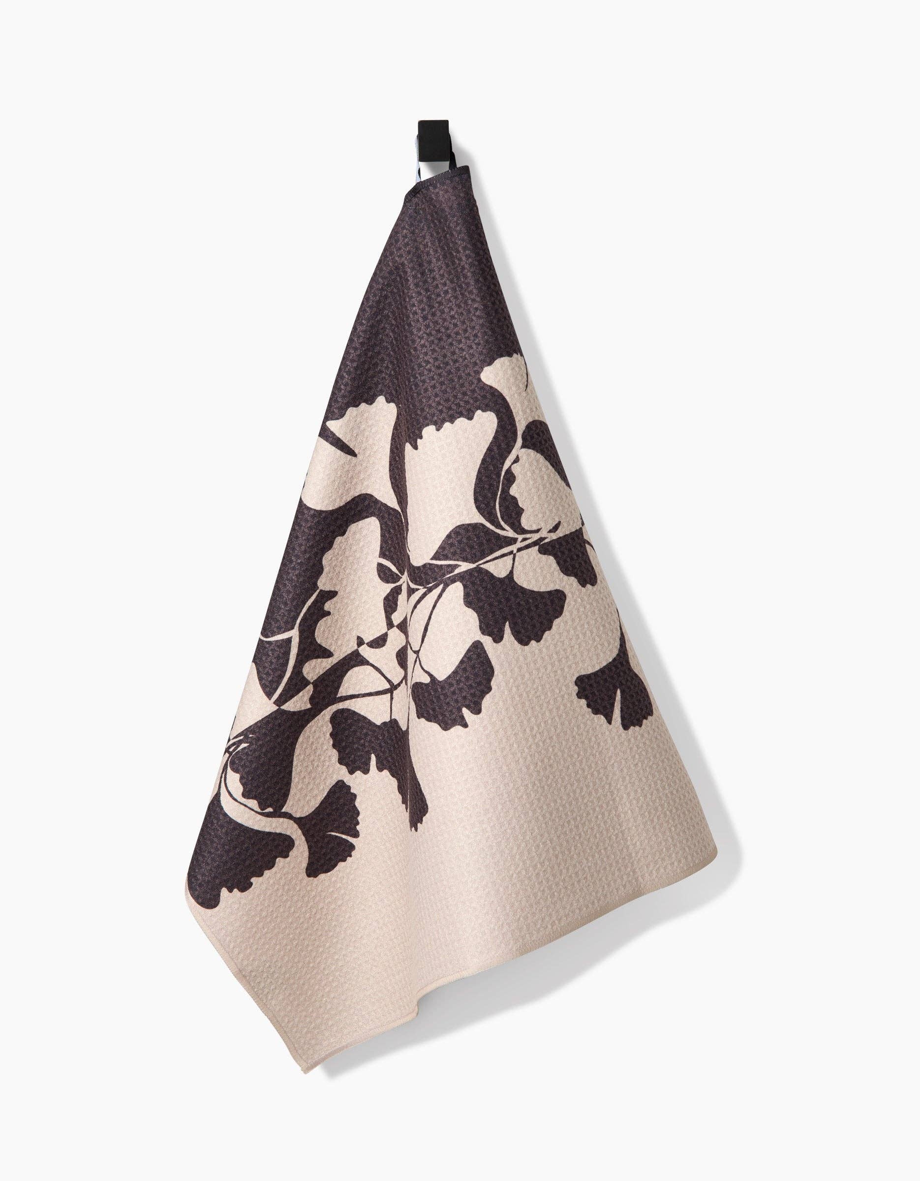 Midnight Ginkgo Tea Towel