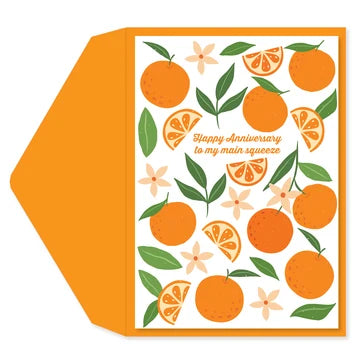 Oranges Anniversary Card