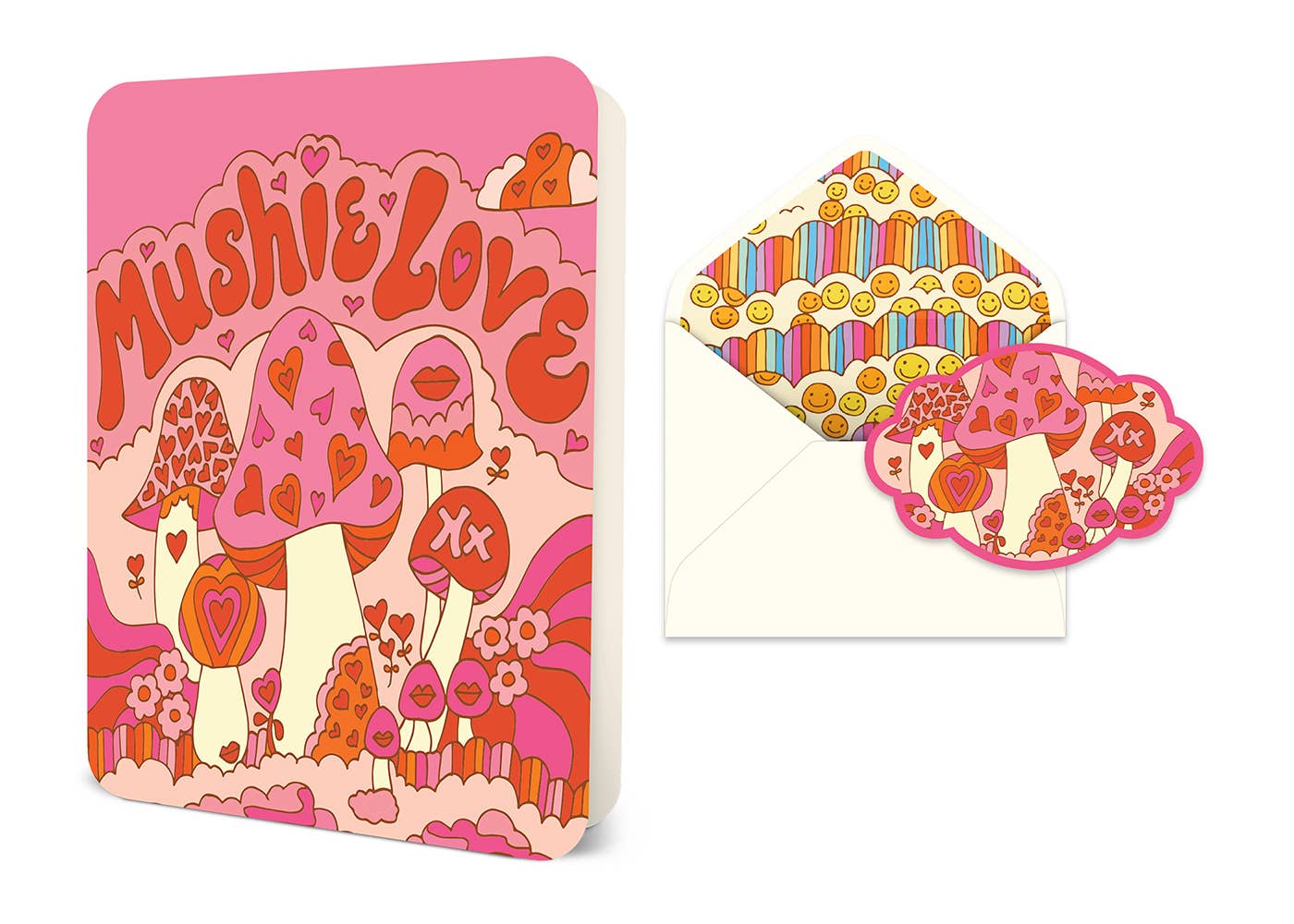 Mushie Love Deluxe Greeting Card