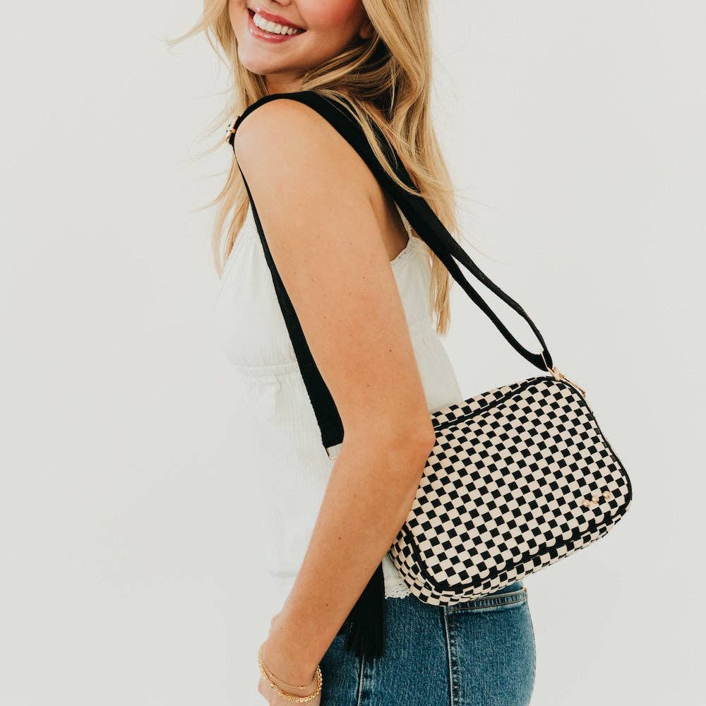 Woven Willow Camera Crossbody Bag Wholesale