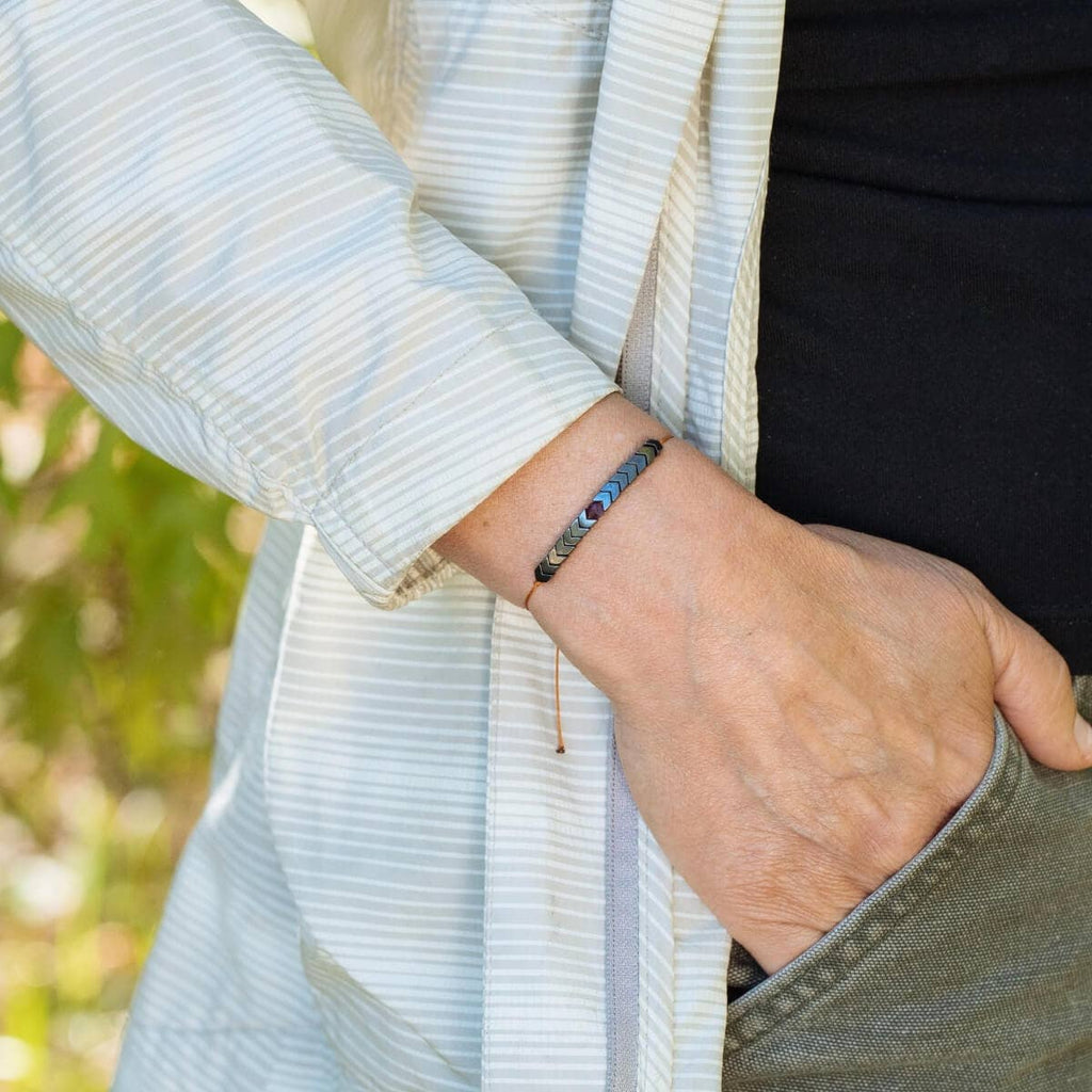 Amethyst Adventure Adjustable Bracelet for Fearless