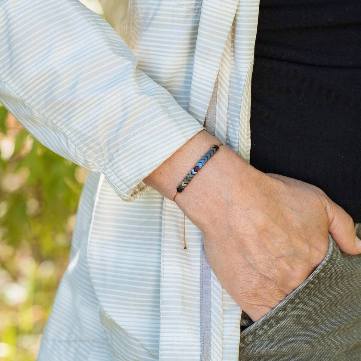 Amethyst Adventure Adjustable Bracelet for Fearless