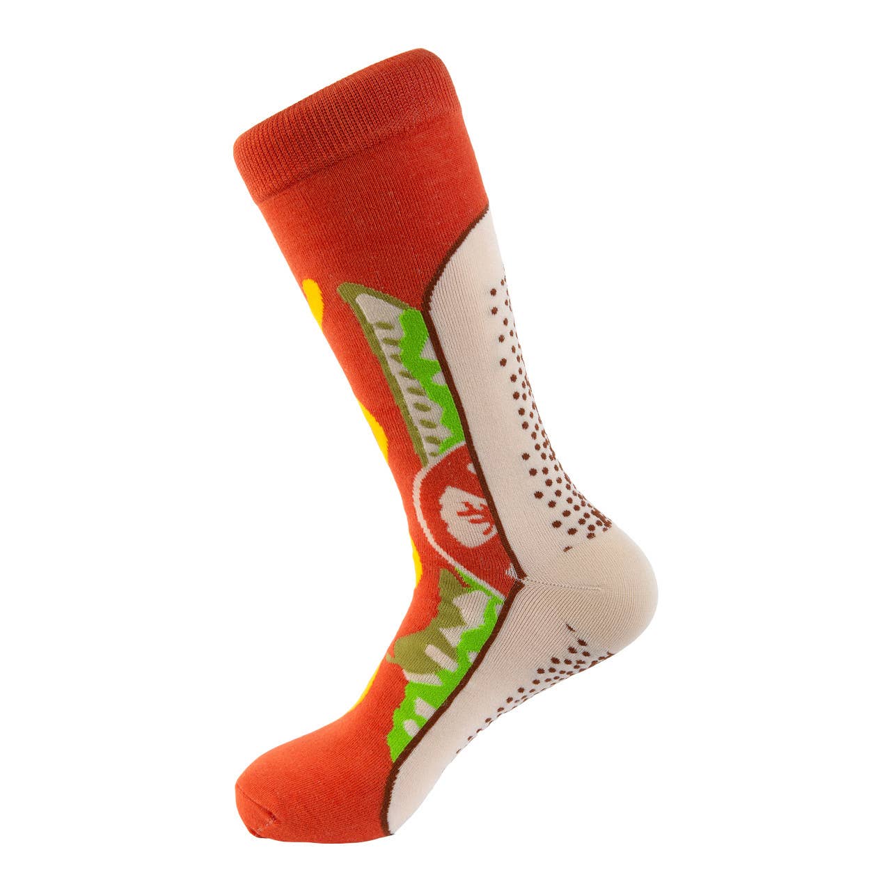 Chicago Style Hot Dog Socks: L