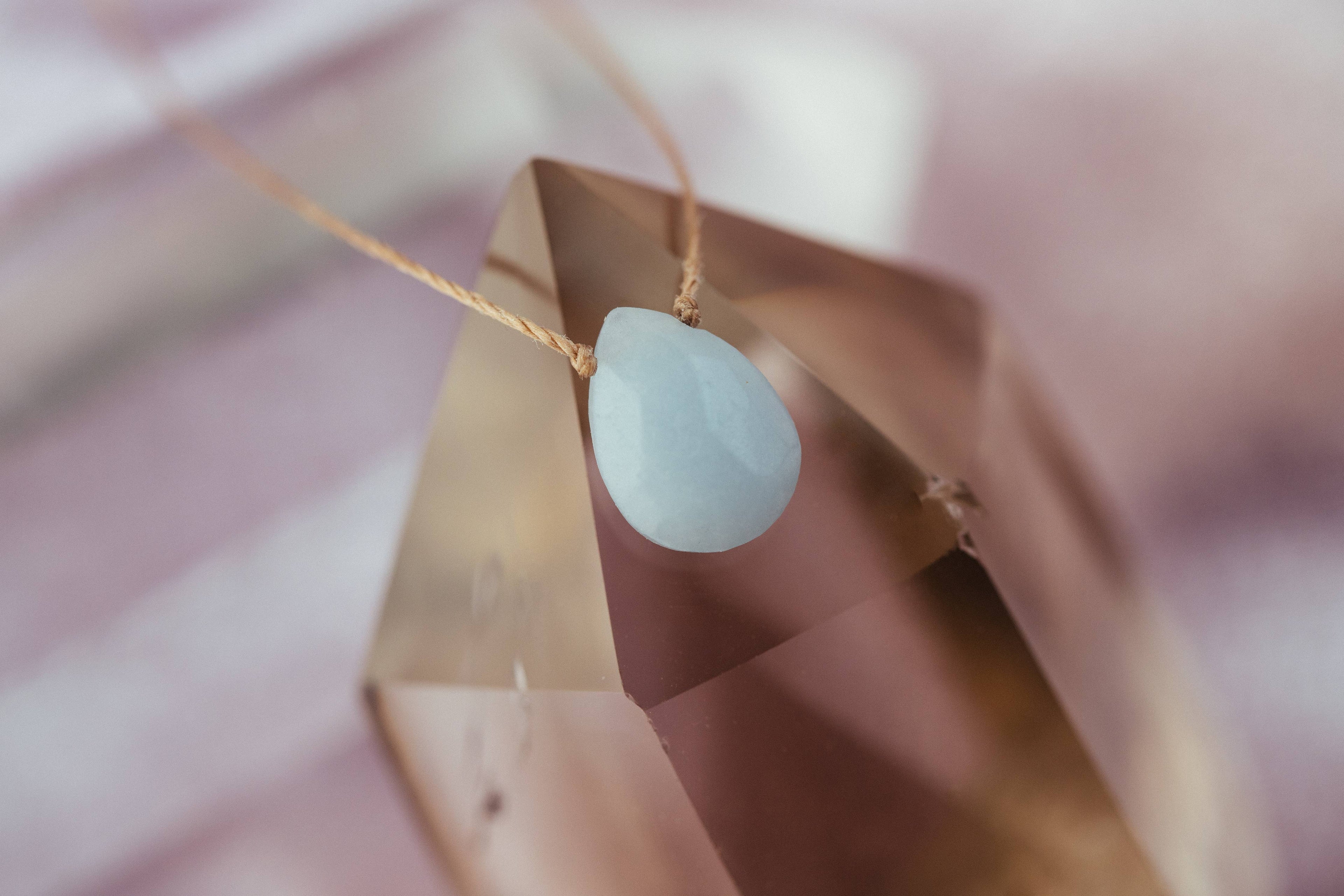 Blue Chalcedony Luxe Necklace for Daughter