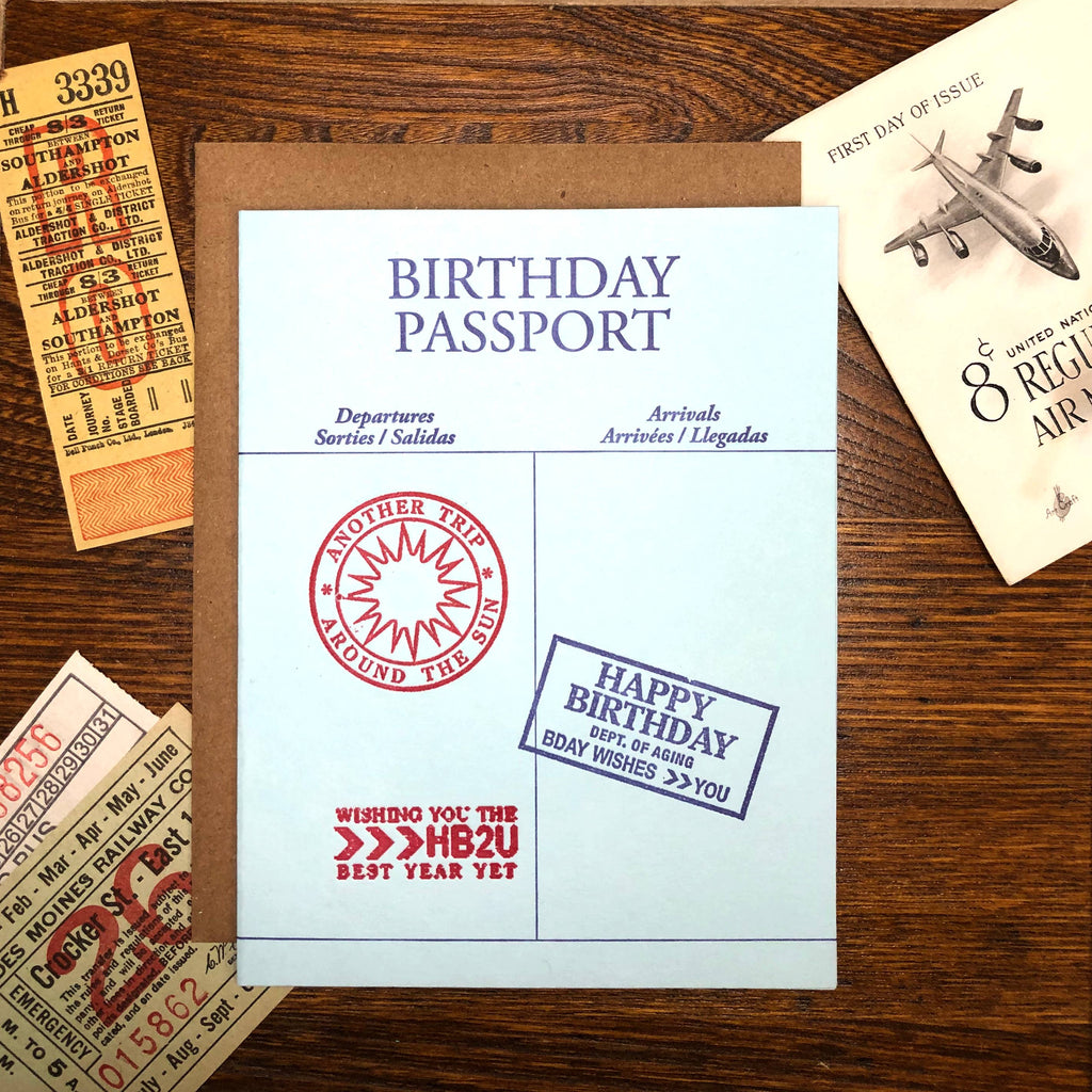 Birthday passport