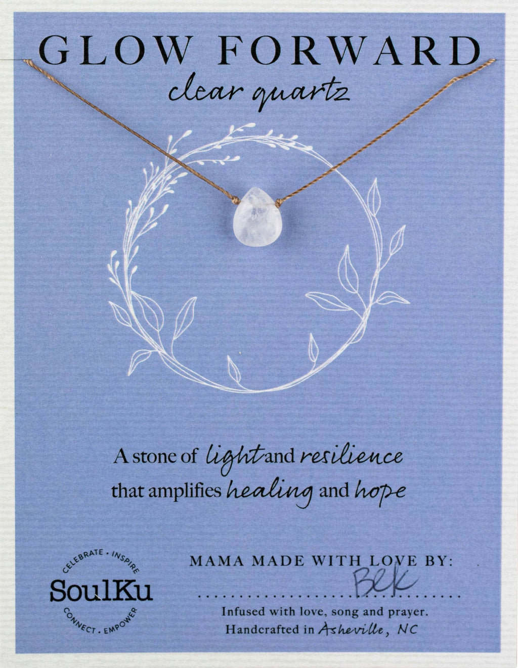Clear Quartz Soul-Full of Light Necklace for Glow Forward
