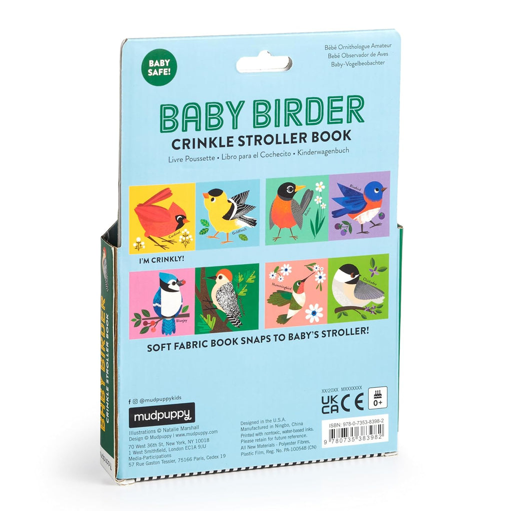 Baby Birder Crinkle Stroller Book