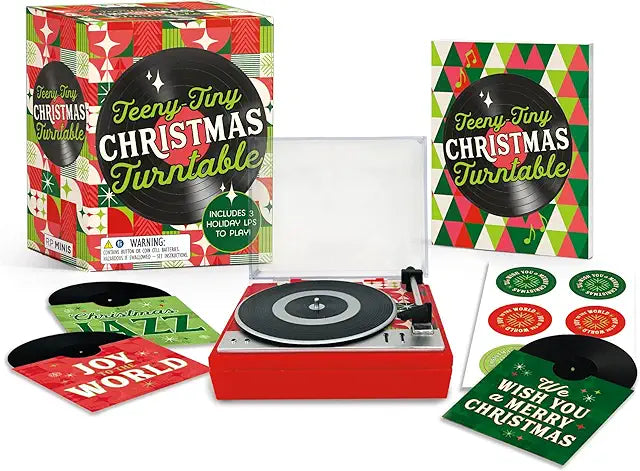 Teeny-Tiny Christmas Turntable: Includes 3 Holiday LPs to Play! (RP Minis)