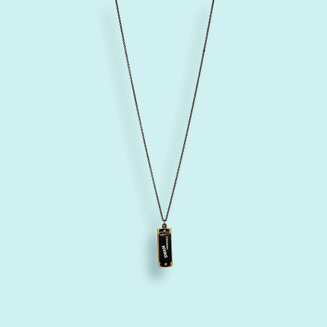 Harmonica Necklace, Available in three colors