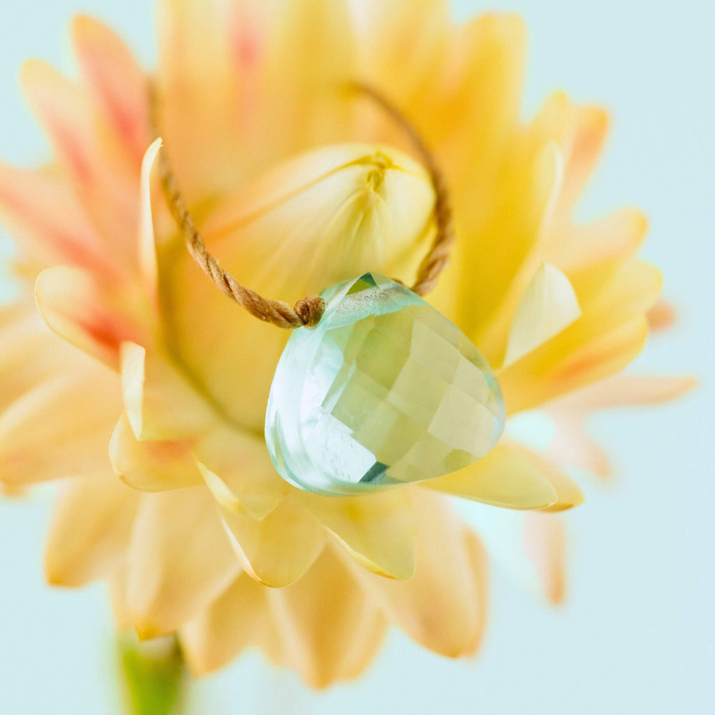 Powder Blue Crystal Soul Shine Necklace for Breathe