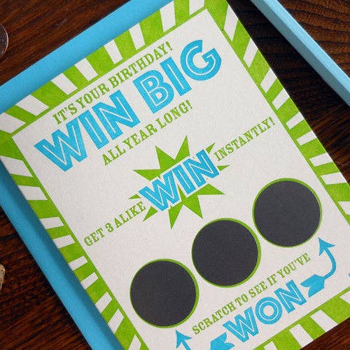 Birthday Scratch Off Ticket