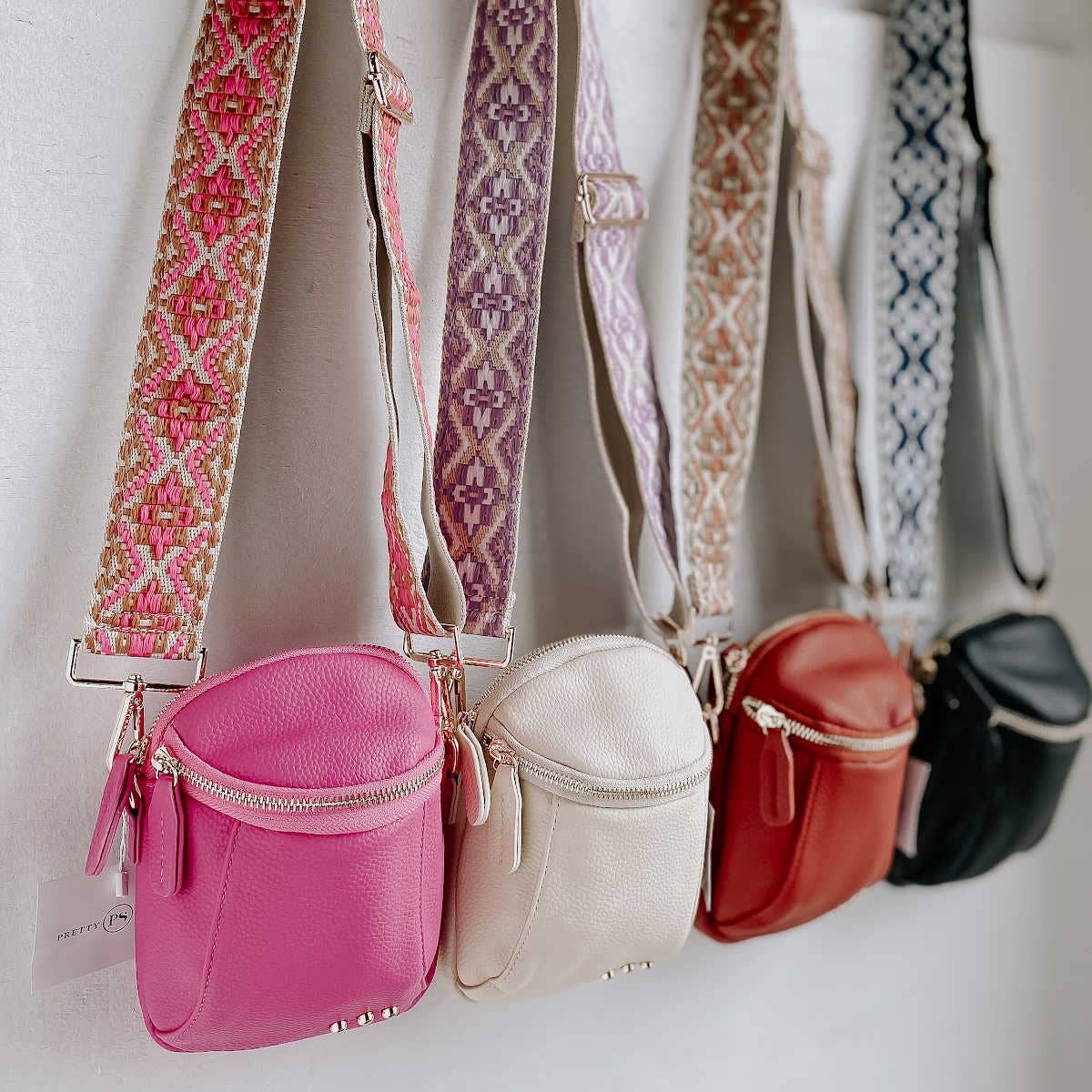 Ellie Crossbody Bag *AS SEEN IN ANTHROPOLOGIE*: Black