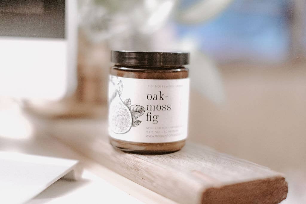 Oakmoss Fig - 9 oz Soy Candle