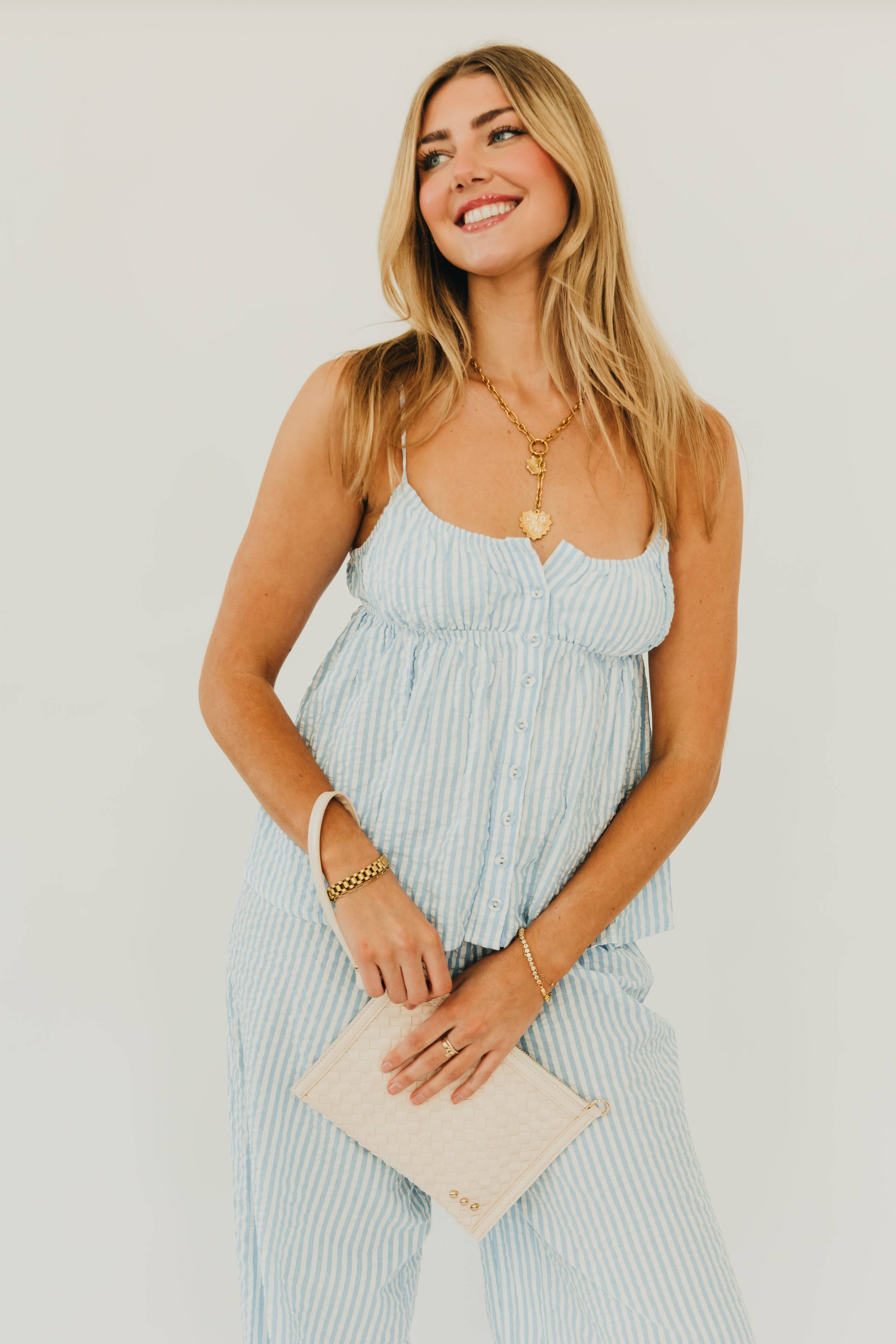 Veda Woven Crossbody and Clutch Bag