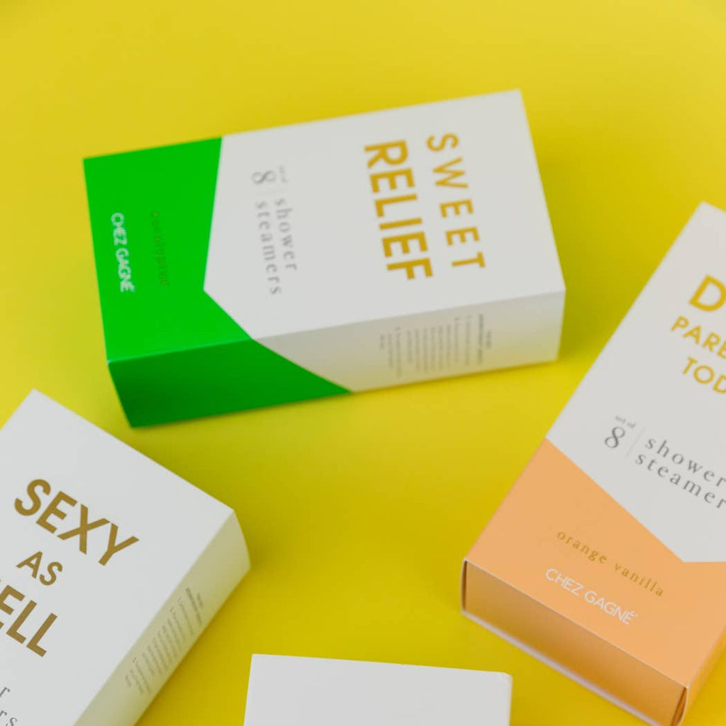 Sweet Relief - Aromatherapy Shower Steamers - Eucalyptus - Set of 8