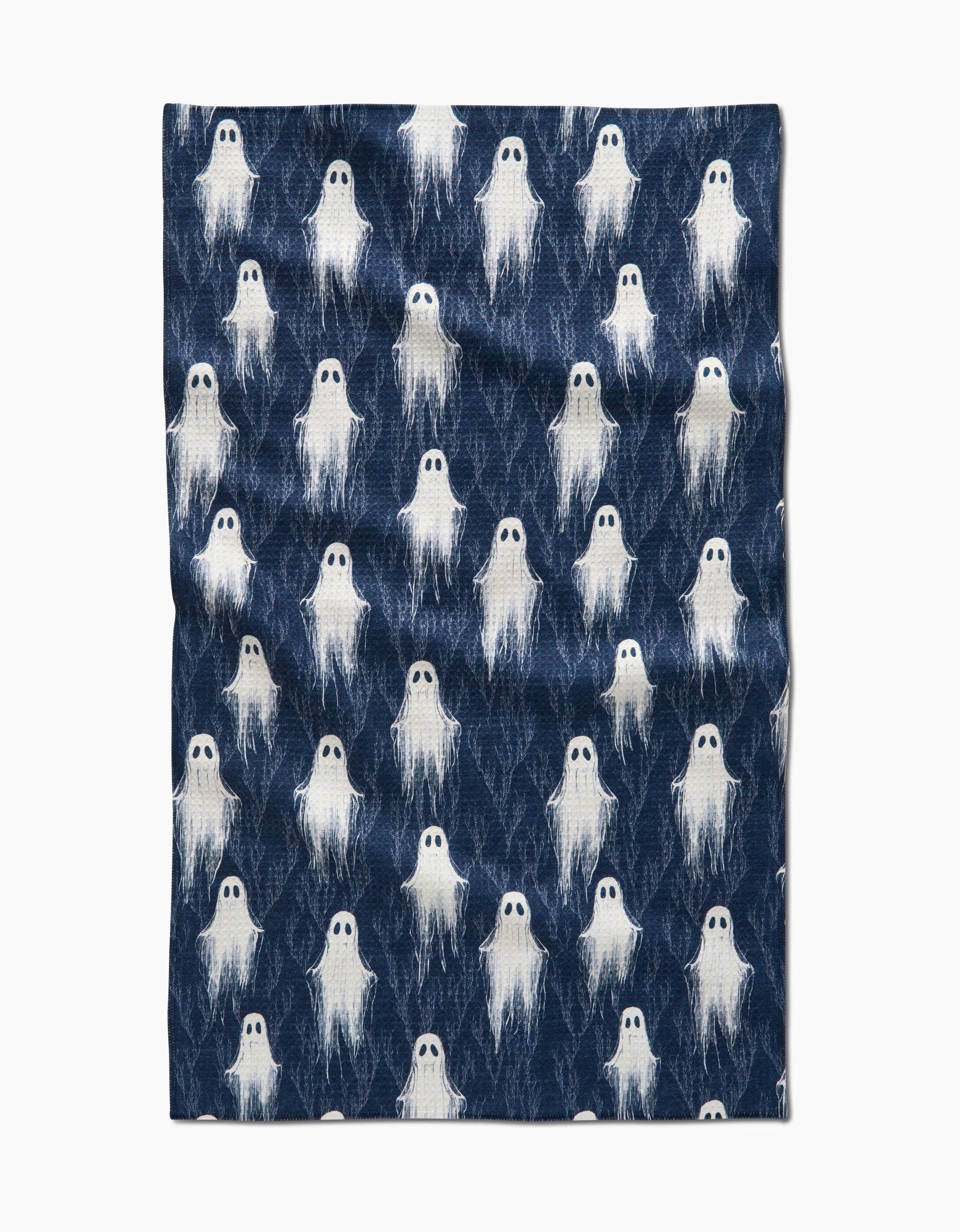 Ghosting Around Tea Towel
