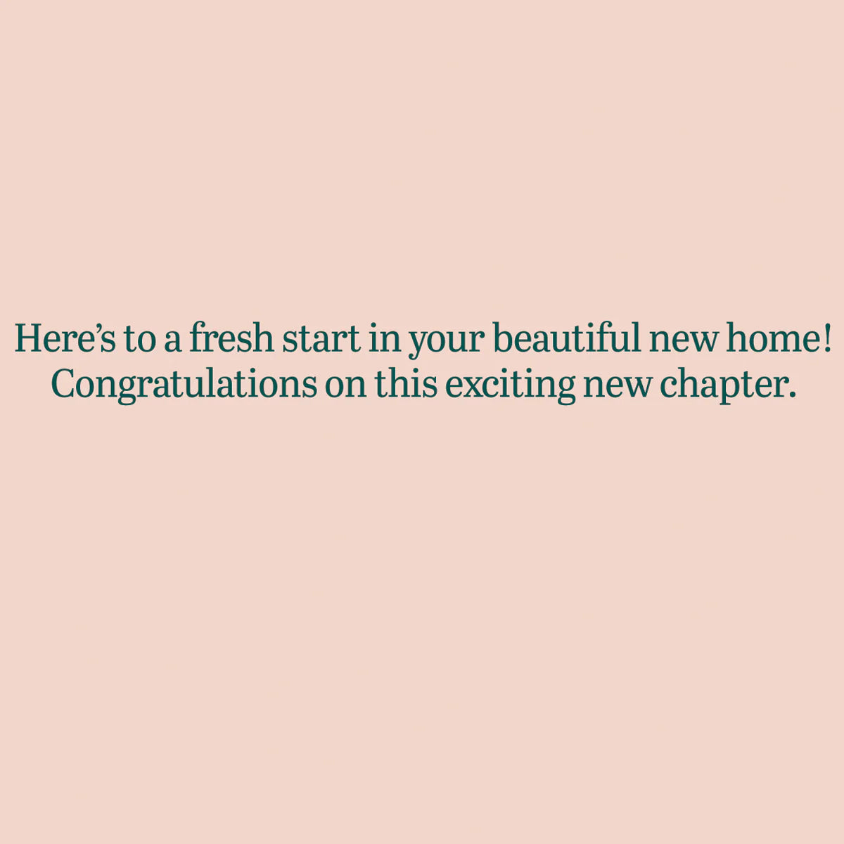 New Home New Beginnings Card