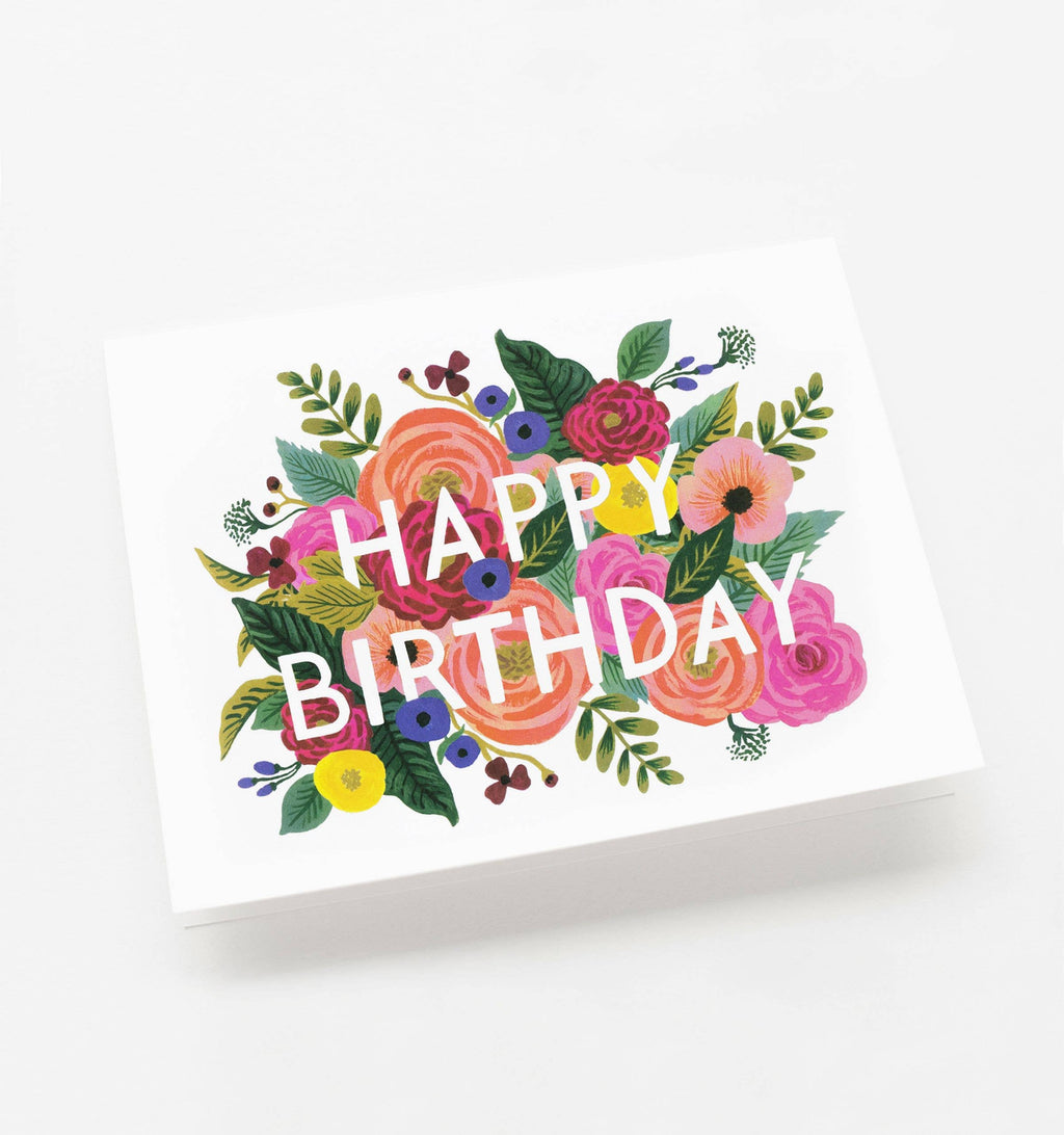 Juliet Rose Birthday Card