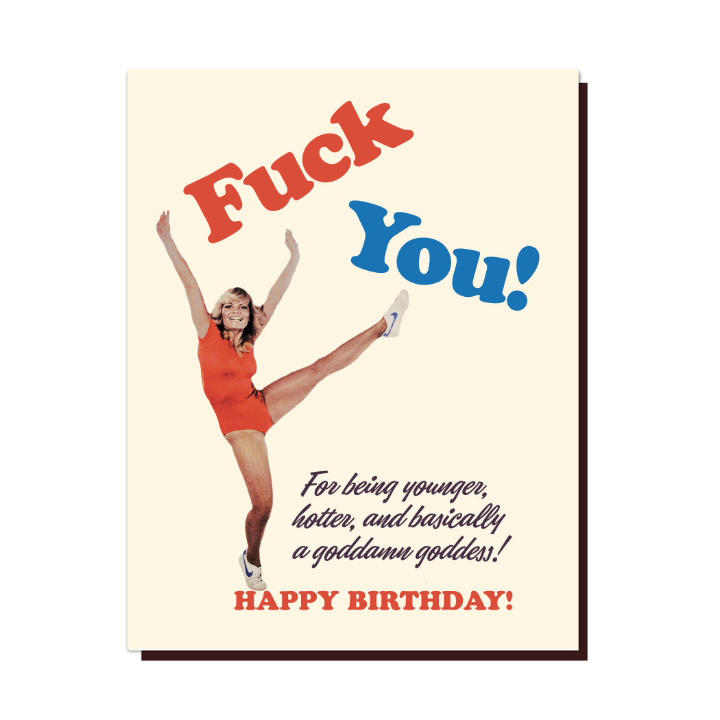 YOU GODDESS! birthday card