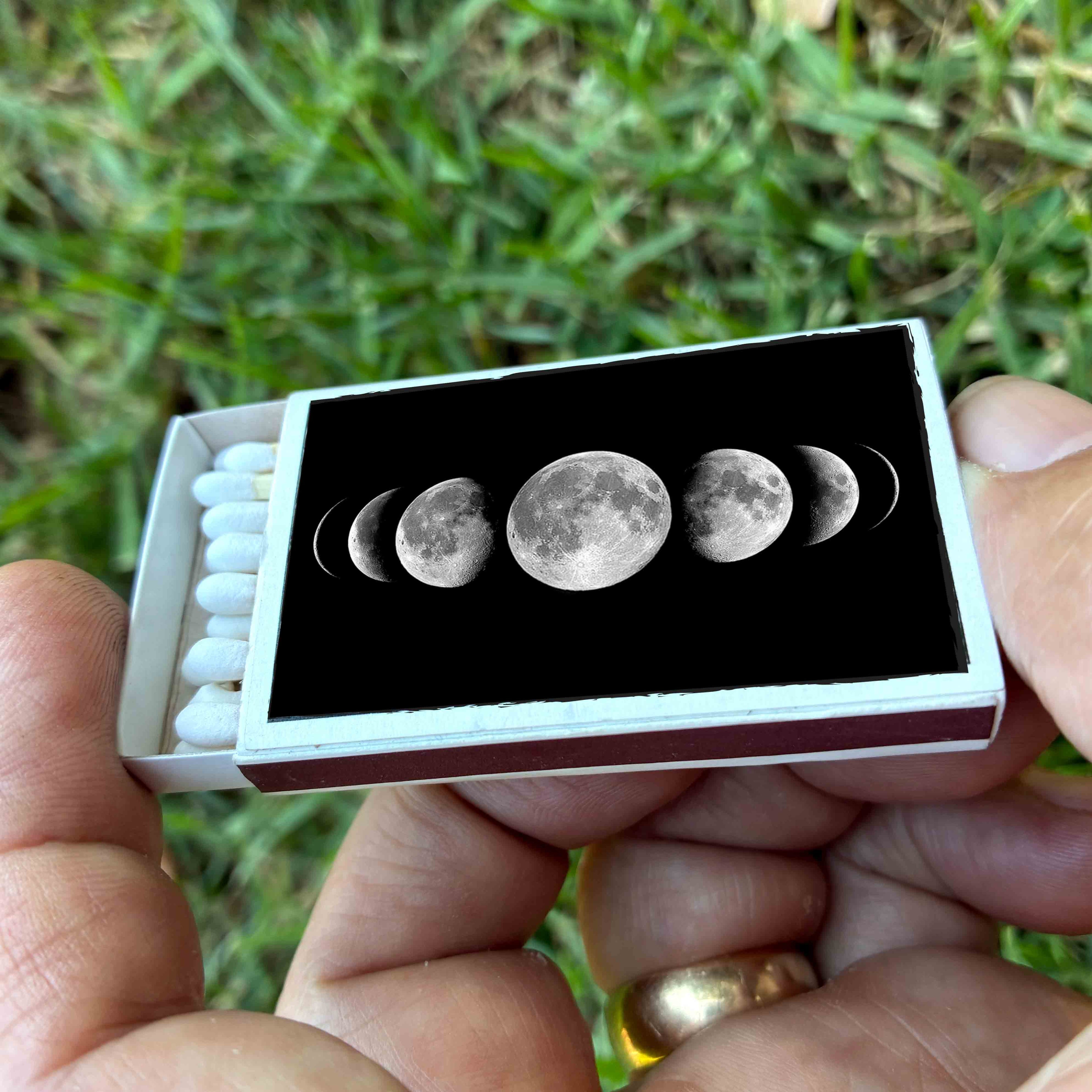 Matches • Moon Phases • Home Decor for Candles and Incense