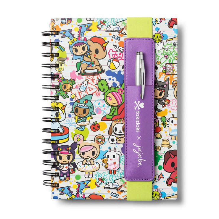 Tokidoki Little Terrors Notebook with Pen Pocket