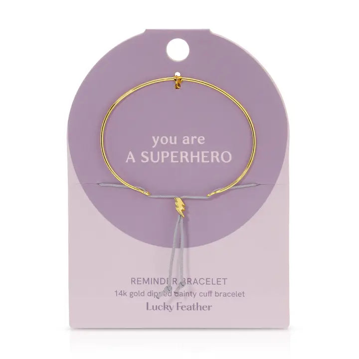 Lucky Feather Reminder Bracelets