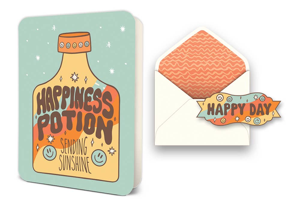 Sets Happiness Potion Deluxe Greeting Card