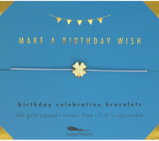 Birthday Celebration Bracelet - GOLD - Birthday Wish