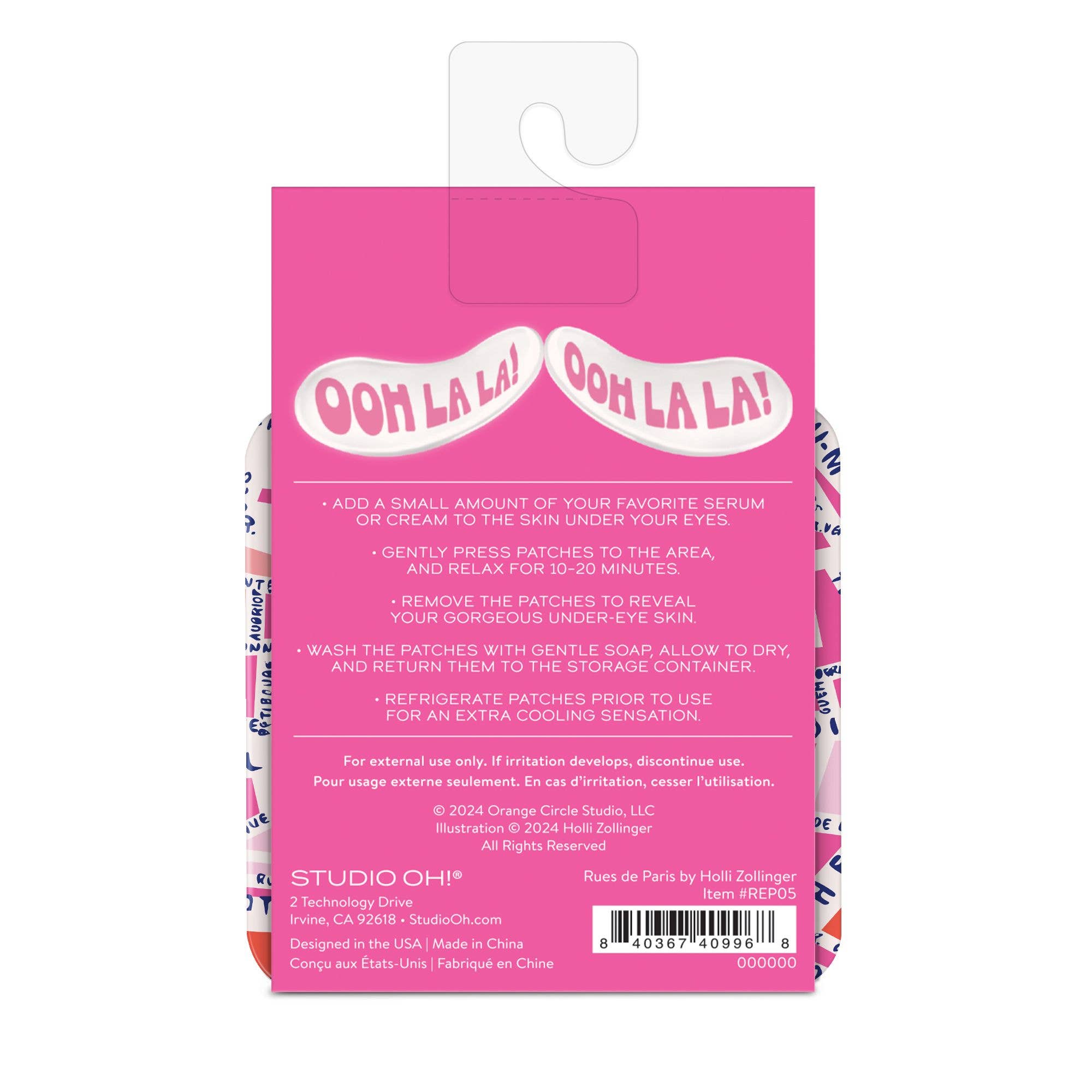Rues de Paris Reusable Under-Eye Patches