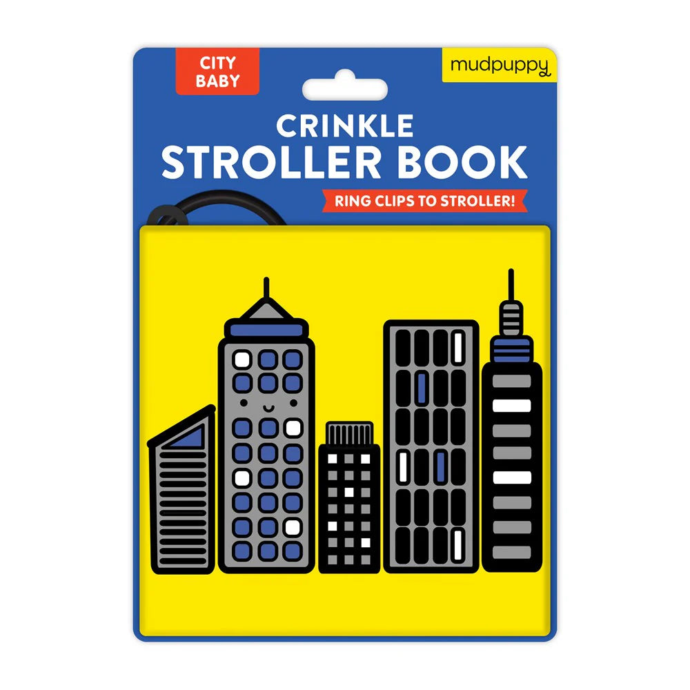 City Baby Crinkly Fabric Stroller Book