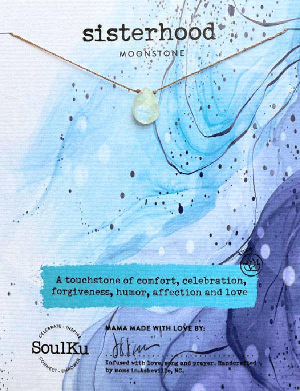 Moonstone Alive & Well Necklace for Sisterhood