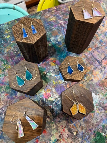 BYOB Stained Glass Earring Making Class- Thursday Nov 19th 6:00-8:00pm