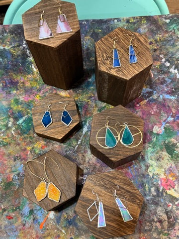 BYOB Stained Glass Earring Making Class- Thursday Nov 19th 6:00-8:00pm