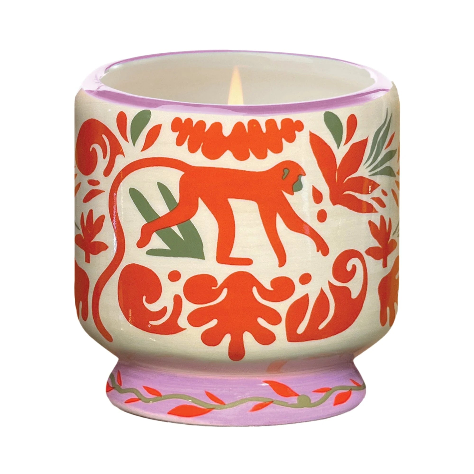 Adopo Jungle Ceramic Candle - Coconut & Amber