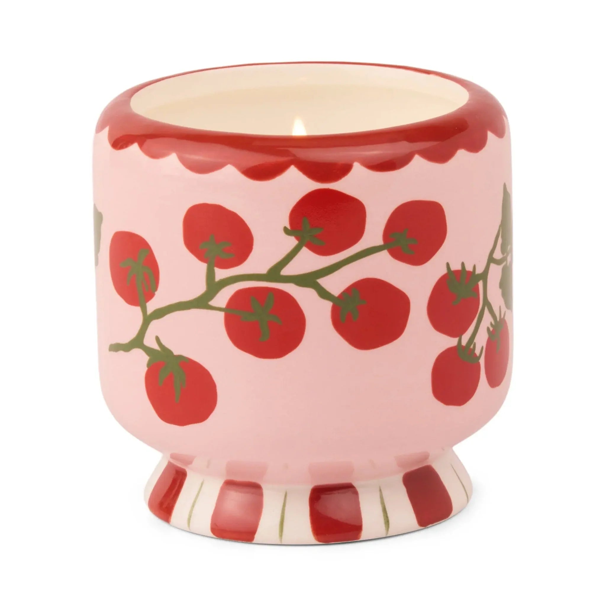 Adopo Tomato Ceramic Candle -  Heirloom tomato