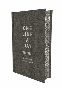 Charcoal Canvas One Line a Day: A Five-Year Memory Book