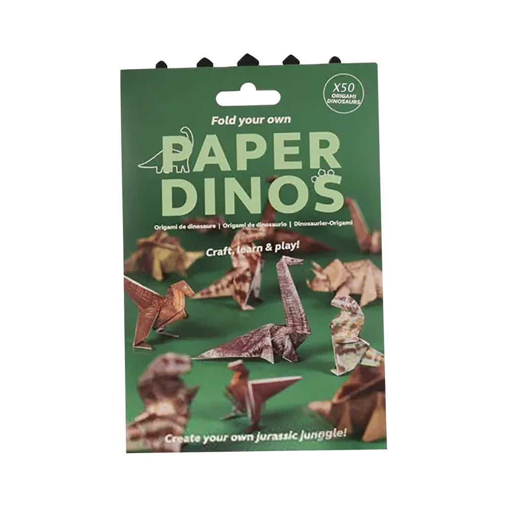 Fold Your Own Paper Dinosaurs