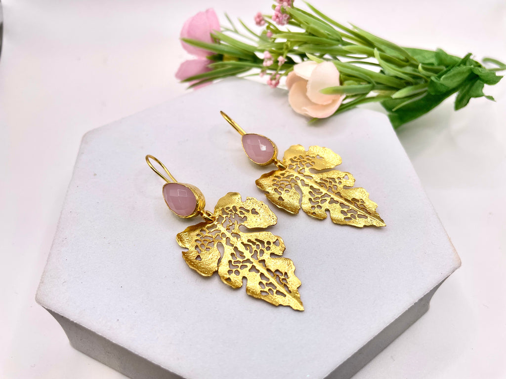 Large Leaf Earring