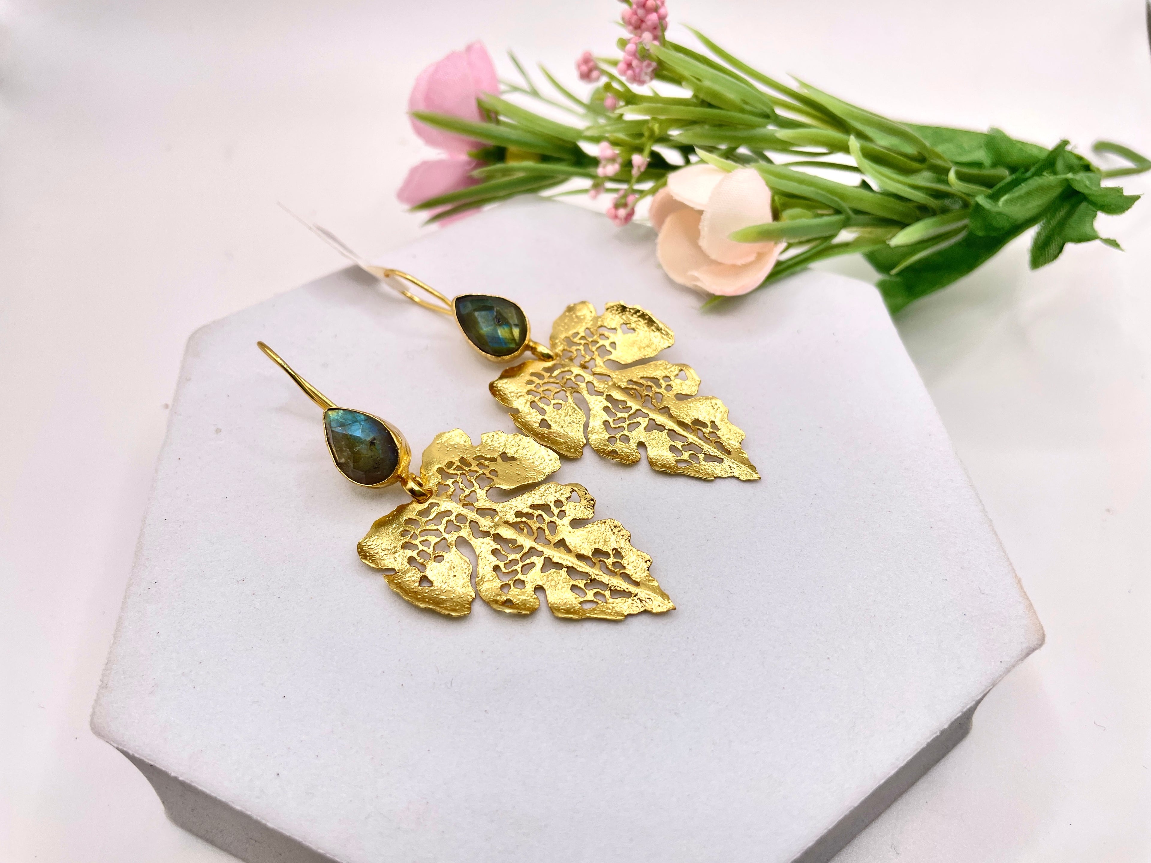 Large Leaf Earring