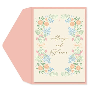 Always and Forever Wedding Card