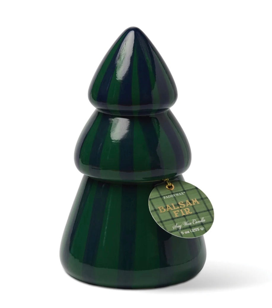 Cabana Balsam Fir Christmas Ceramic Tree Candle