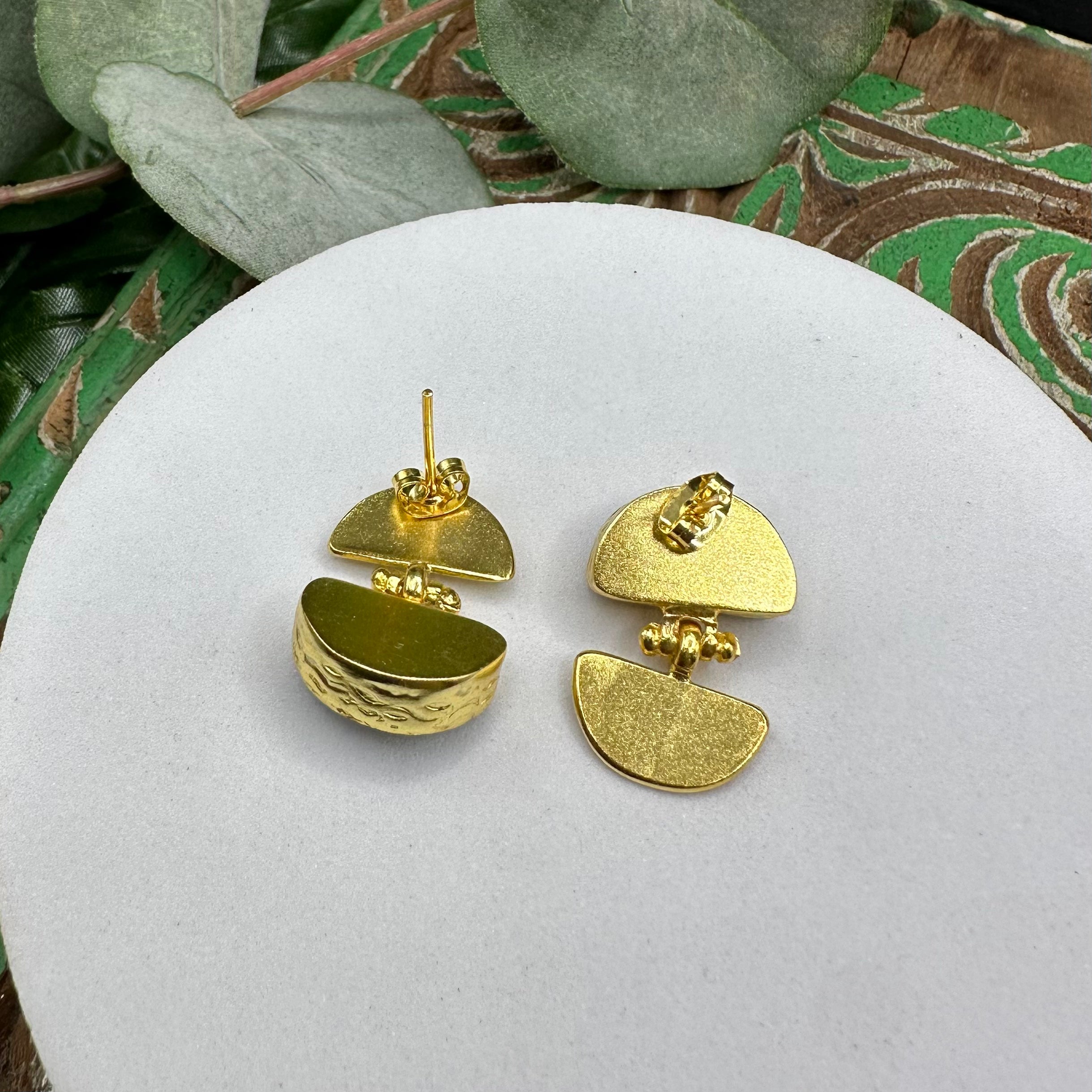 Reverse Half Circle Earrings