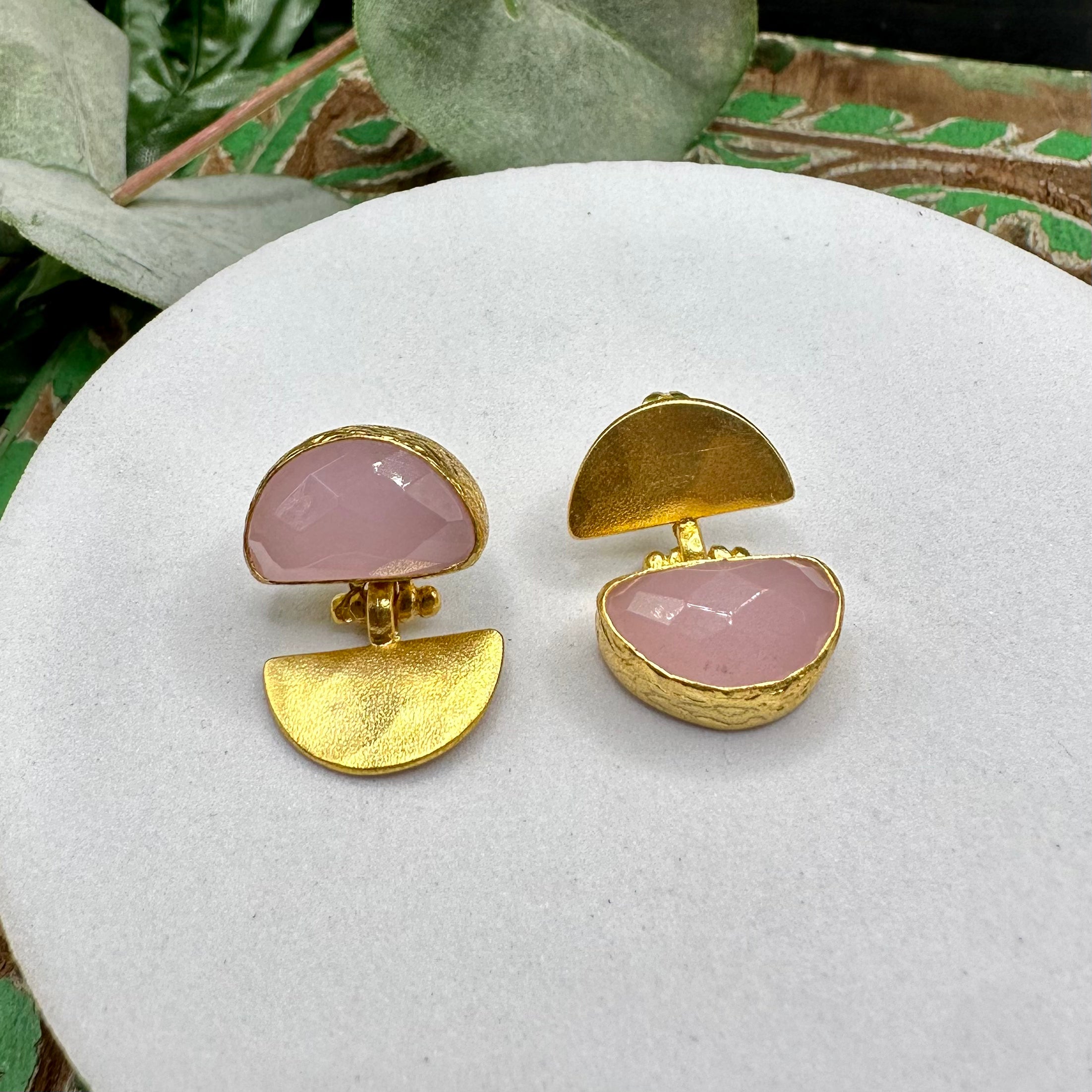 Reverse Half Circle Earrings