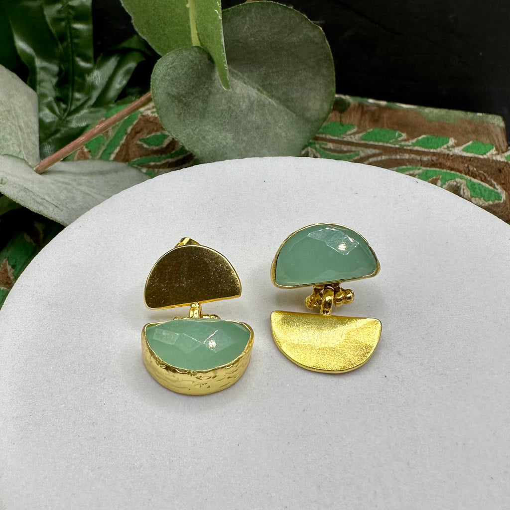 Reverse Half Circle Earrings